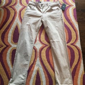 7 for all ma kind men off white long pants